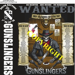 Platoon Items (direct-to-garment print) DELTA 1st 79th GUNSLINGERS 3rd PLATOON NOV 2026 PRE-SALE GRADUATING 11-6-2026