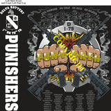 Platoon Items (direct-to-garment print) DELTA 1st 79th PUNISHERS 1st PLATOON JULY 2025 GRADUATED 7-18-25
