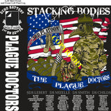 Platoon Items (direct-to-garment print) ECHO 1st 22nd PLAGUE DOCTORS 3rd PLATOON JUN 2025 GRADUATED 6-13-2025