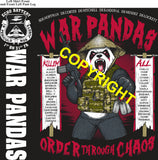 Platoon Items (direct-to-garment print) ECHO 1st 31st WAR PANDAS 1st PLATOON AUG 2026 PRE-SALE GRADUATING 8-21-2026