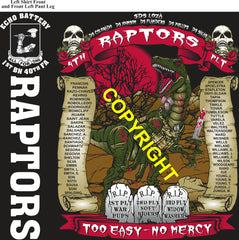 Platoon Items ECHO 1st 40th RAPTORS 4th PLATOON AUG 2025 GRADUATED 8-22-2025