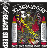 Platoon Items (direct-to-garment print) ECHO 1st 79th BLACK SHEEP 4th PLATOON MAR 2026 GRADUATED 3-20-2026