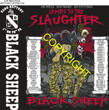 Platoon Items (direct-to-garment print) ECHO 1st 79th BLACK SHEEP 4th PLATOON AUG 2025 GRADUATED 8-29-2025