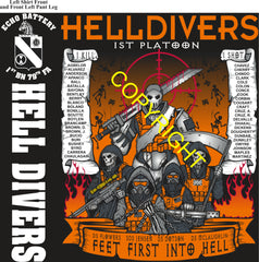 Platoon Items (direct-to-garment print) ECHO 1st 79th HELLDIVERS 1st PLATOON JUN 2026 PRE-SALE GRADUATING 6-26-2026