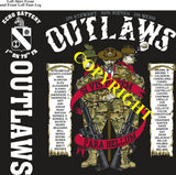 Platoon Items (direct-to-garment print) ECHO 1st 79th OUTLAWS 1st PLATOON MAY 2024