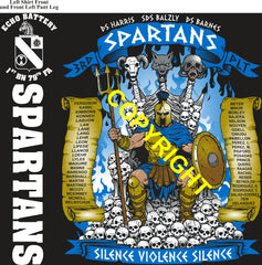 Platoon Items (direct-to-garment print) ECHO 1st 79th SPARTANS 3rd PLATOON MAR 2026 PRE-SALE GRADUATING 3-20-2026