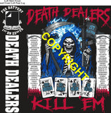 Platoon Items (direct-to-garment print) FOX 1st 22nd DEATH DEALERS 1st PLATOON JUL 2026 PRE-SALE GRADUATING 7-31-2026