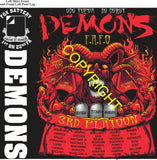 Platoon Items (direct-to-garment print) FOX 1st 22nd DEMONS 3rd PLATOON OCT 2025 PRE-ORDER GRADUATING 10-3-2025