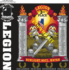 Platoon Items (direct-to-garment print) FOX 1st 22nd LEGION 2nd PLATOON JULY 2025 GRADUATED 7-11-25