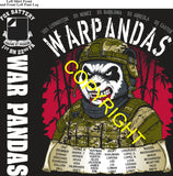 Platoon Items (direct-to-garment print) FOX 1st 22nd WAR PANDAS 2nd PLATOON MAY 2026 GRADUATED 5-1-2026