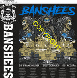 Platoon Items (direct-to-garment print) FOX 1st 31st BANSHEES 2nd PLATOON JUN 2026 PRE-SALE GRADUATING 6-26-2026