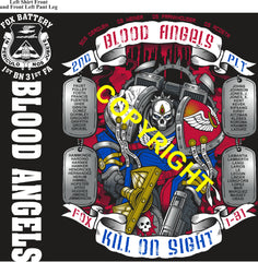 Platoon Items (direct-to-garment print) FOX 1st 31st BLOOD ANGELS 2nd PLATOON SEPT 2026 GRADUATED 9-18-2026