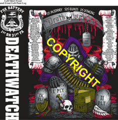 Platoon Items (direct-to-garment print) FOX 1st 31st DEATH WATCH 3rd PLATOON SEPT 2026 PRE-SALE GRADUATING 9-18-2026
