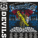 Platoon Items (direct-to-garment print) FOX 1st 31st DEVILS 2nd PLATOON NOV 2025 GRADUATED 11-26-2025