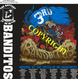 Platoon Items (direct-to-garment print) FOX 1st 40th BANDITOS 3rd PLATOON OCT 2026 PRE-SALE GRADUATING 10-30-2026