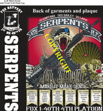 Platoon Items (direct-to-garment print) FOX 1st 40th SERPENTS 4th PLATOON JUN 2025 GRADUATED 6-27-2025