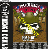 Platoon Items (direct-to-garment print) FOX 1st 40th TRENCH DEVILS 4th PLATOON AUG 2026 PRE-SALE GRADUATING 8-7-2026
