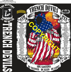 Platoon Items (direct-to-garment print) FOX 1st 40th TRENCH DEVILS 4th PLATOON JAN 2026 PRE-ORDER GRADUATING 1-23-2026