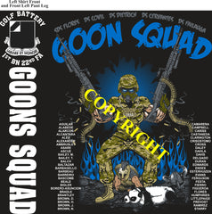Platoon Items GOLF 1st 22nd GOONS SQUAD 1st PLATOON MAY 2025
