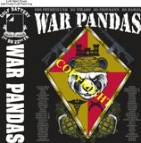 Platoon Items (direct-to-garment print) GOLF 1st 22nd WAR PANDAS 2nd PLATOON MAY 2025 GRADUATED 5-23-2025