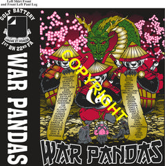 Platoon Items (direct-to-garment print) GOLF 1st 22nd WAR PANDAS 2nd PLATOON NOV 2025 PRE-ORDER GRADUATING 11-7-2025