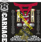 Platoon Items (direct-to-garment print) GOLF 1st 31st CARNAGE 2nd PLATOON OCT 2025 PRE-ORDER GRADUATING 10-24-2025