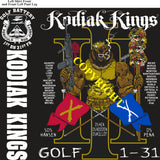 Platoon Items GOLF 1st 31st KODIAK KINGS 3rd PLATOON AUG 2025 GRADUATED 8-1-2025