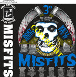 Platoon Items (direct-to-garment print) GOLF 1st 40th MISFITS 3rd PLATOON MAY 2025 GRADUATED 5-16-2025