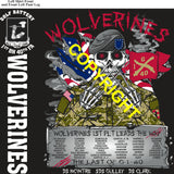 Platoon Items (direct-to-garment print) GOLF 1st 40th WOLVERINES 1st PLATOON OCT 2025 GRADUATED 10-31-2025