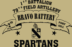 VINTAGE PLATOON SHIRT BRAVO 1-79th 2nd PLATOON SPARTANS