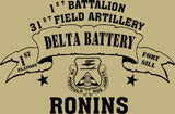 VINTAGE PLATOON SHIRT DELTA 1-31st 1st PLATOON RONINS