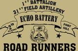 VINTAGE PLATOON SHIRT ECHO 1-31st 2nd PLATOON ROAD RUNNERS