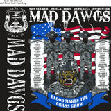 Platoon Shirts (2nd generation print) ALPHA 1st 31st MAD DAWGS JUNE 2018