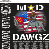 Platoon Shirts (2nd generation print) ALPHA 1st 31st MAD DAWGZ SEPT 2018