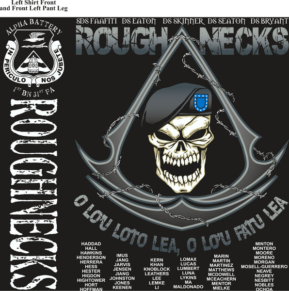 Platoon Shirts (2nd generation print) ALPHA 1st 31st ROUGHNECKS JUNE 2 ...
