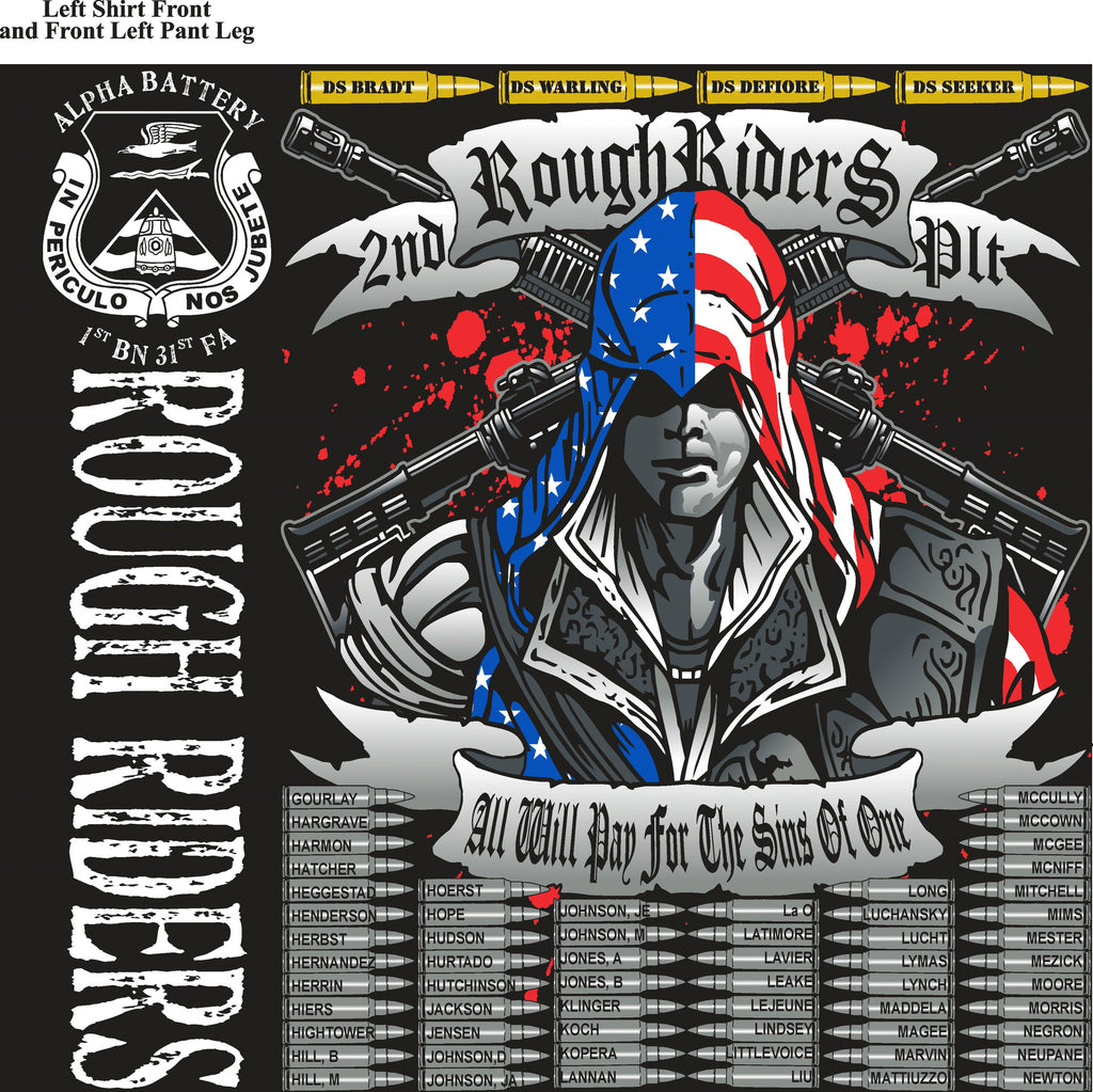 Platoon Shirts (digital) ALPHA 1st 31st ROUGH RIDERS AUG 2015