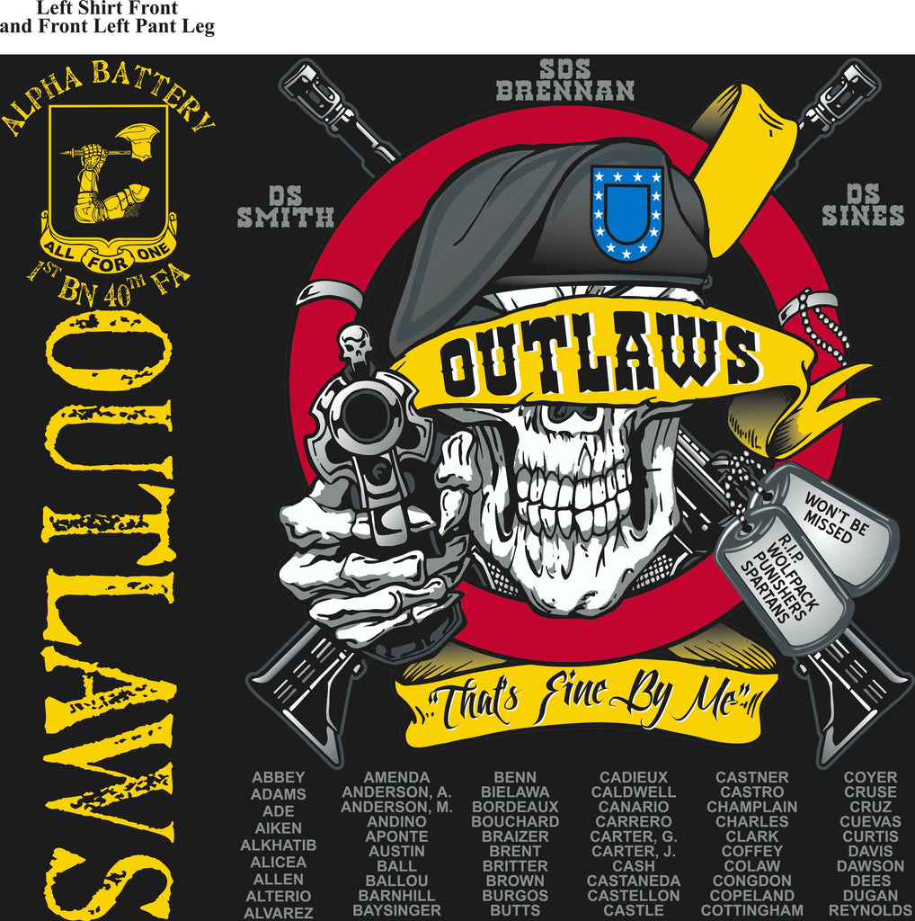 Platoon Shirts (digital) ALPHA 1st 40th OUTLAWS SEPT 2015
