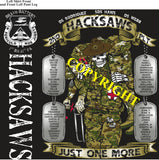 Platoon Shirts (2nd generation print) BRAVO 1st 31st HACKSAWS OCT 2021