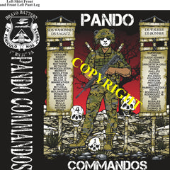 Platoon Items (2nd generation print) BRAVO 1st 31st PANDO COMMANDO 3rd Platoon JAN 2023
