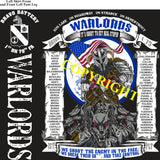 Platoon Shirts (2nd generation print) BRAVO 1st 79th WARLORDS FEB 2021
