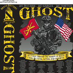Platoon Shirts (digital) BRAVO 1st 19th GHOST OCT 2015