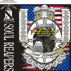 Platoon Shirts (2nd generation print) BRAVO 1st 19th SOUL REAPERS SEPT 2019