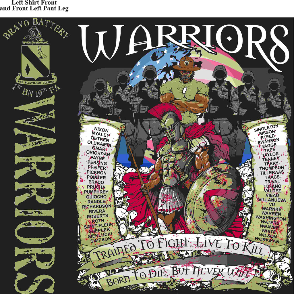 PLATOON SHIRTS (digital) BRAVO 1st 19th WARRIORS FEB 2016