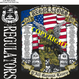 Platoon Shirts (2nd generation print) BRAVO 1st 31st REGULATORS FEB 2020