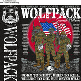 Platoon Shirts (2nd generation print) BRAVO 1st 31st WOLFPACK AUG 2018