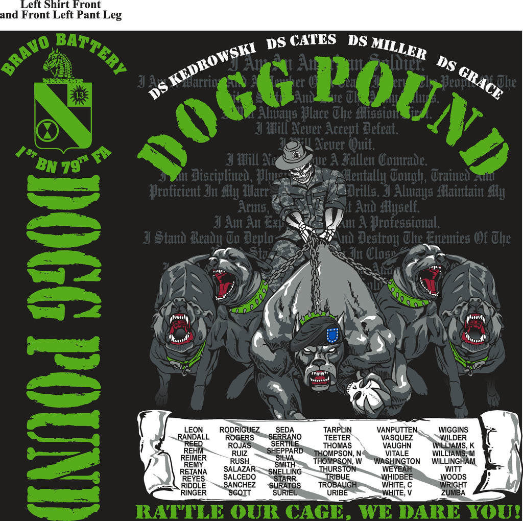 Platoon Shirts BRAVO 1st 79th DOGG POUND MAY 2015