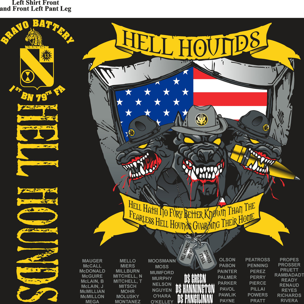 Platoon Shirts (digital) BRAVO 1st 79th HELLHOUNDS JAN 2015