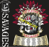 Platoon Shirts (2nd generation print) CHARLIE 1st 40th SAVAGES SEPT 2021