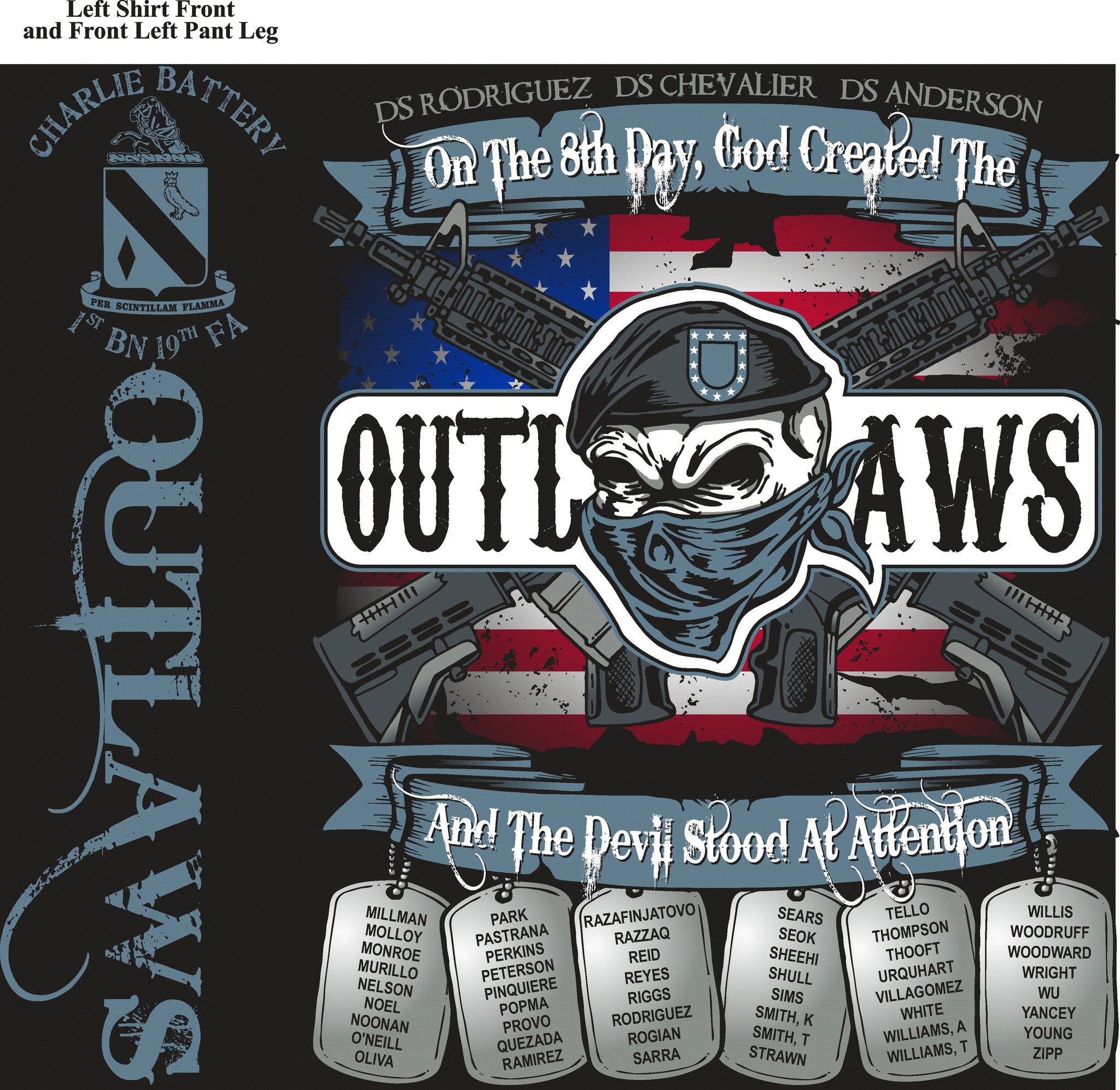 PLATOON SHIRTS (digital) CHARLIE 1st 19th OUTLAWS NOV 2015