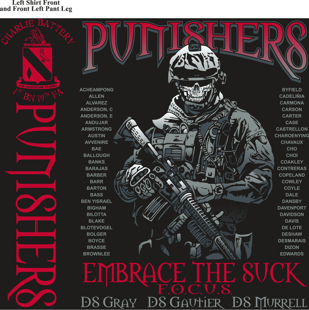 PLATOON SHIRTS (digital) CHARLIE 1st 19th PUNISHERS FEB 2016